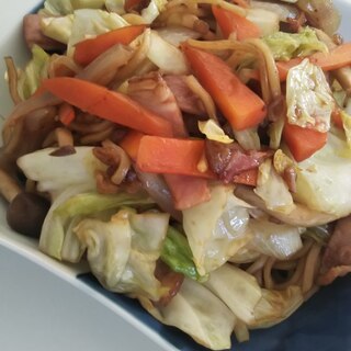 野菜たっぷりオイスターソース焼そば